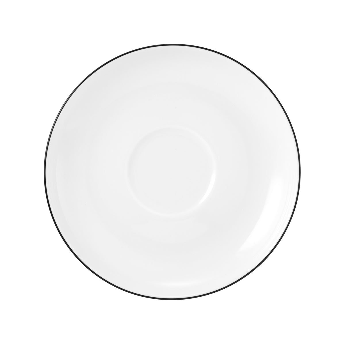 Seltmann Weiden Lido Black Line Kombi-Untertasse 14,5 cm – Produktbild 1