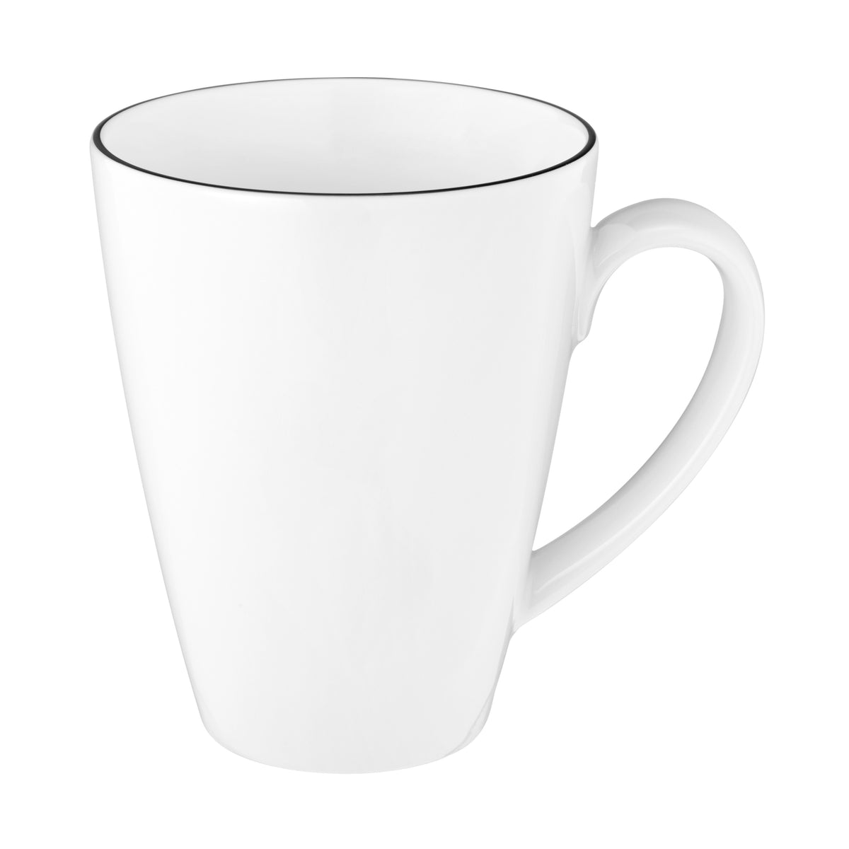 Seltmann Weiden Lido Black Line Becher mit Henkel Tambel 0,35 l – Produktbild 1
