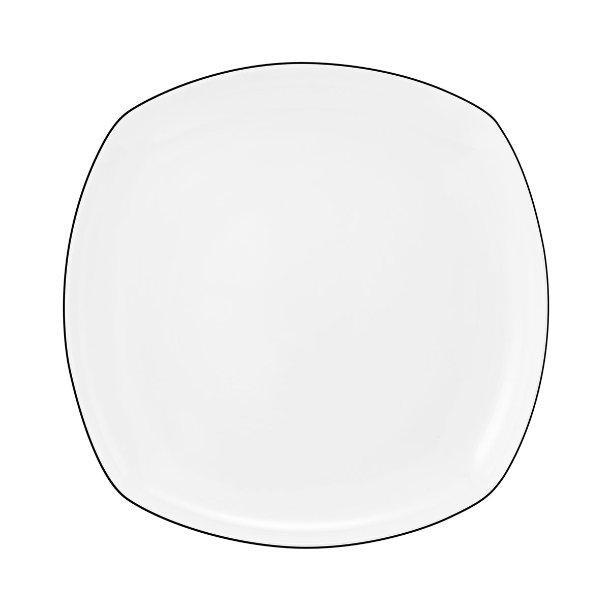 Seltmann Weiden Lido Black Line Speiseteller eckig 26 cm – Produktbild 1