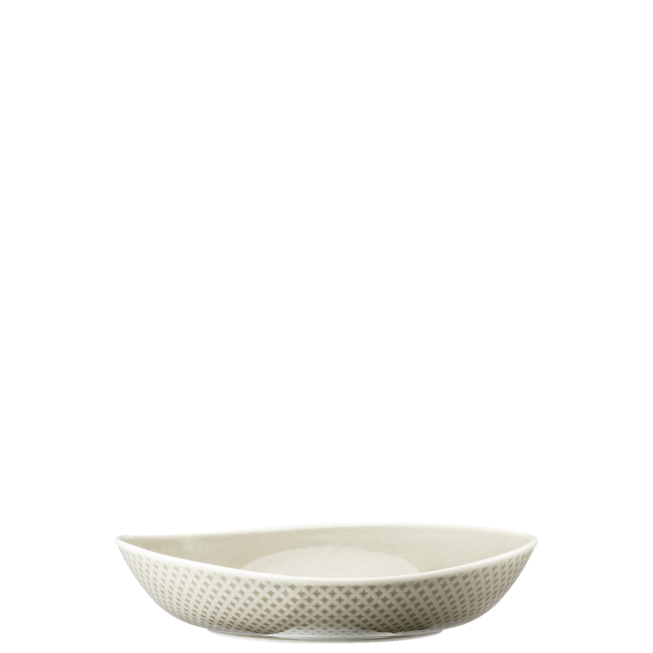 Rosenthal Junto Teller 22 cm tief Pearl Grey Grau – Ansicht 2