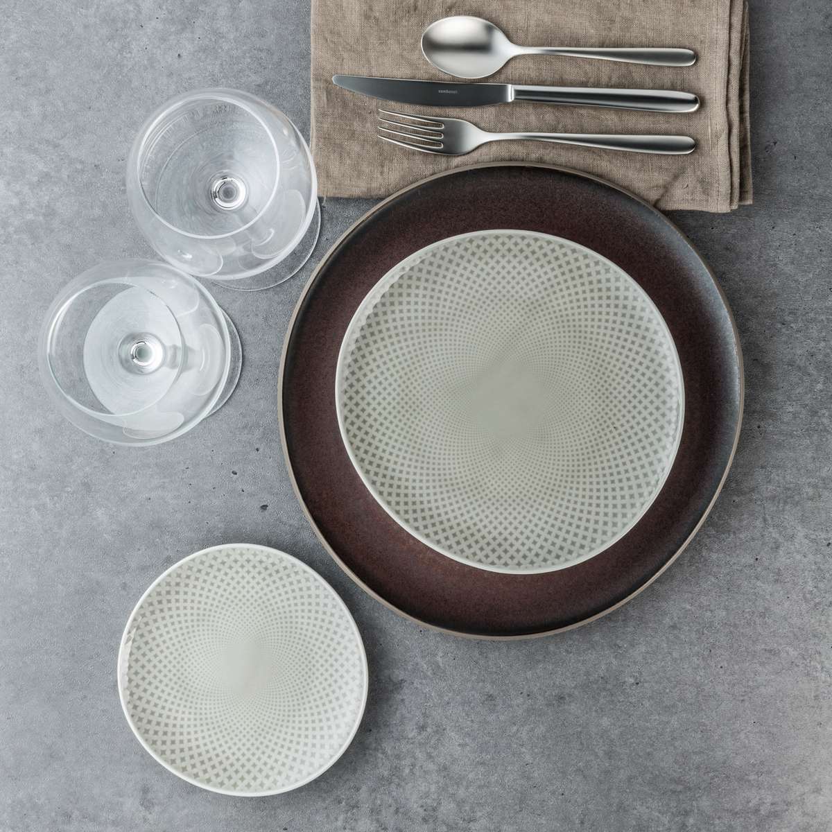Rosenthal Junto Teller 22 cm Pearl Grey Grau – Ansicht 10
