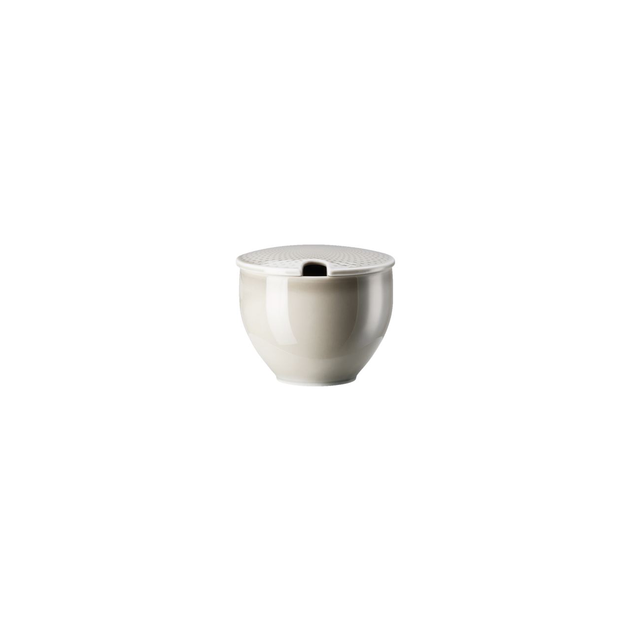 Rosenthal Junto Zuckerdose mit Einschnitt Pearl Grey 0,28 L Grau – Ansicht 6