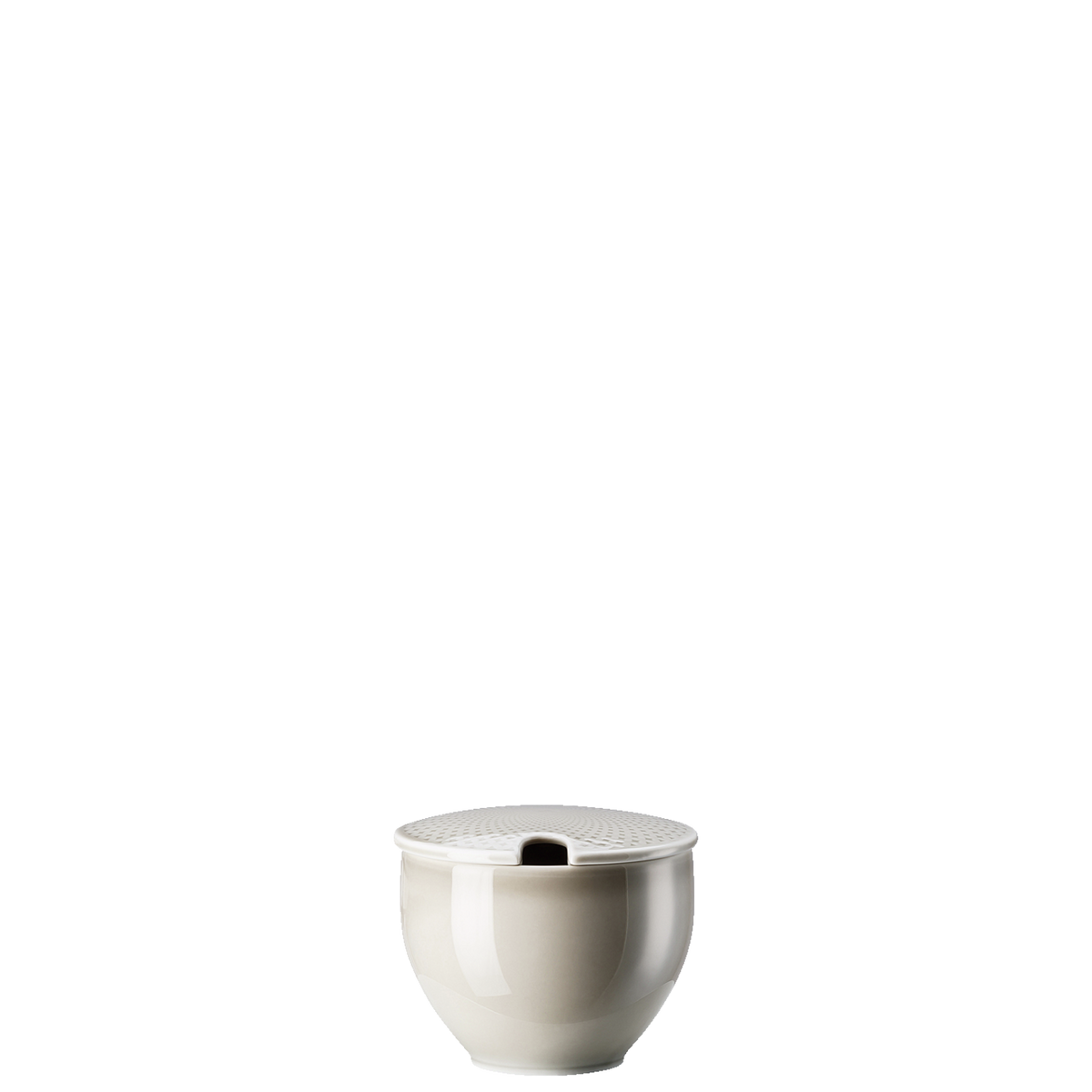 Rosenthal Junto Zuckerdose mit Einschnitt Pearl Grey 0,28 L Grau – Ansicht 7