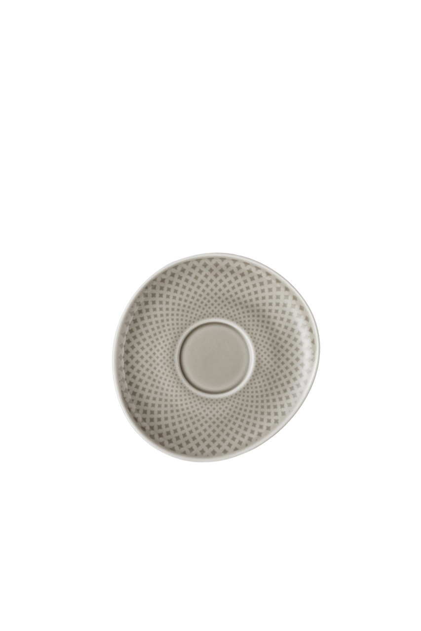 Rosenthal Junto Espresso-Untertasse Pearl Grey 11 CM Grau – Ansicht 5