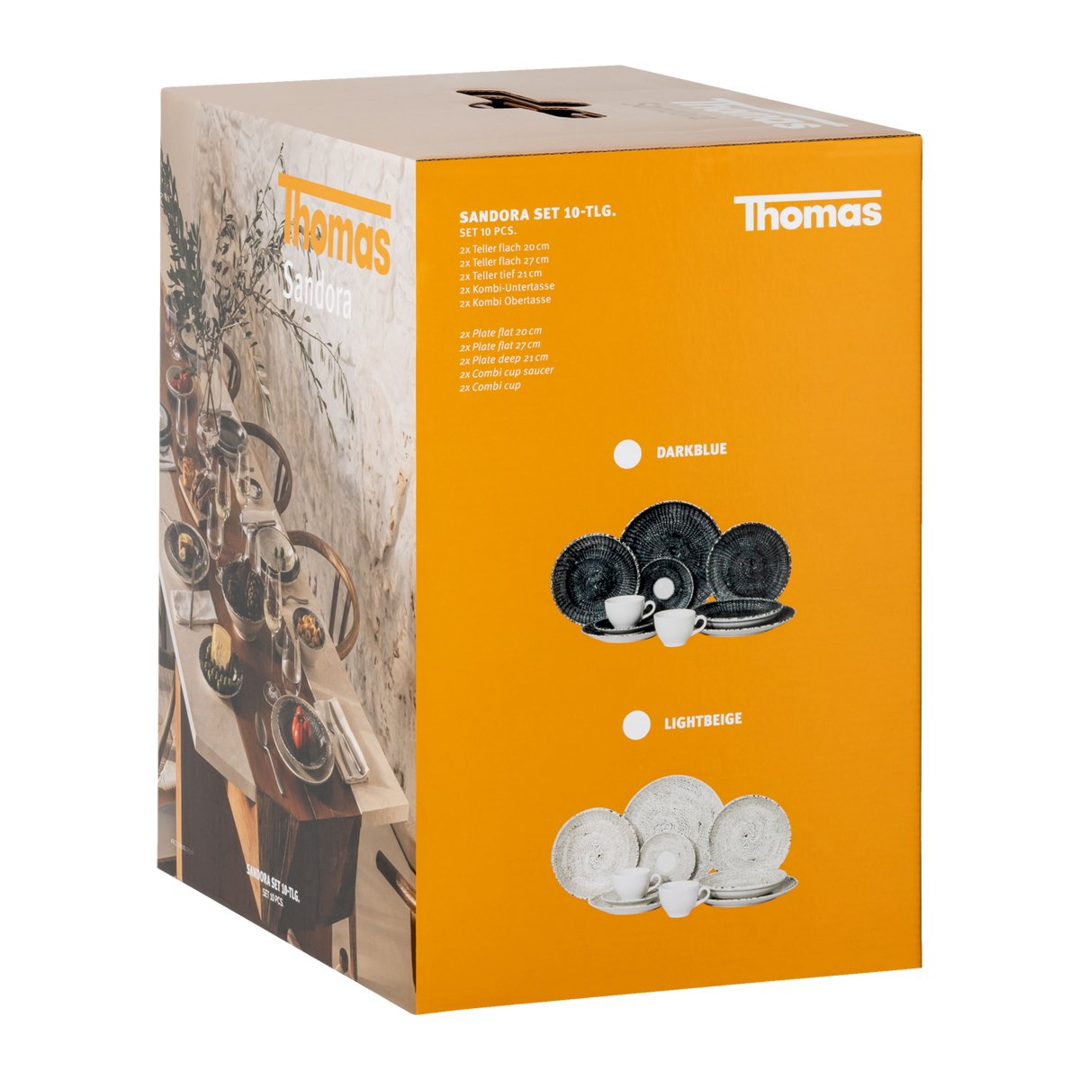 Thomas Sandora Set 10-teilig Darkblue Mehrteilig CM Blau – Ansicht 5