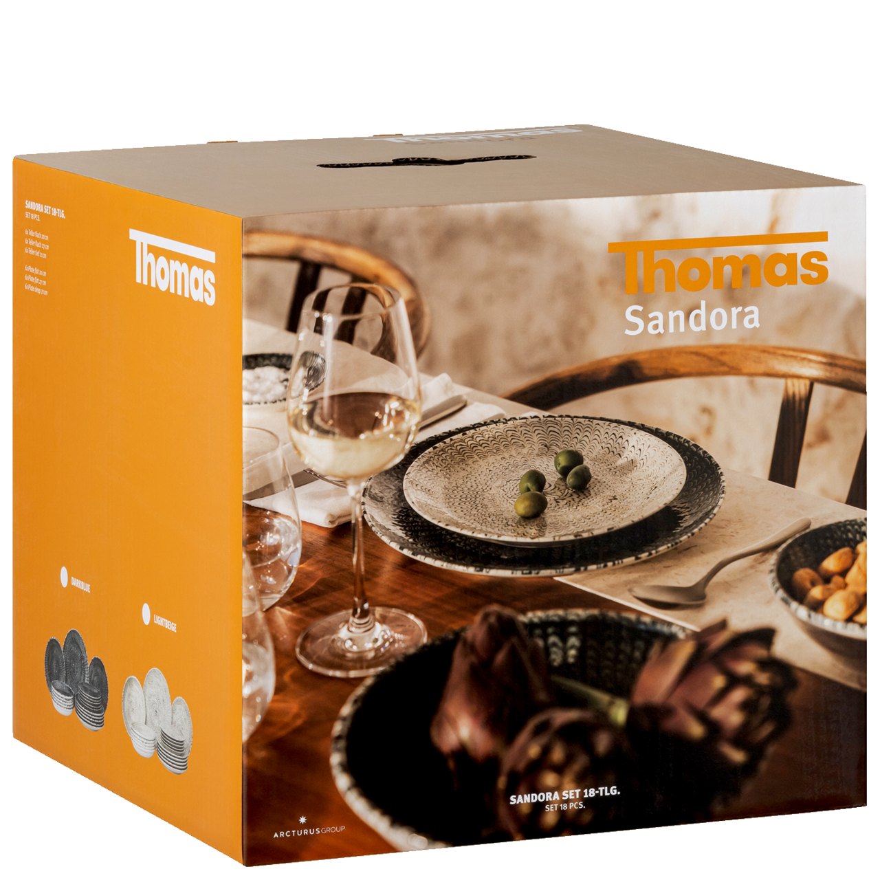 Thomas Sandora Set 18-tlg. Lightbeige Mehrteilig CM Beige – Ansicht 3