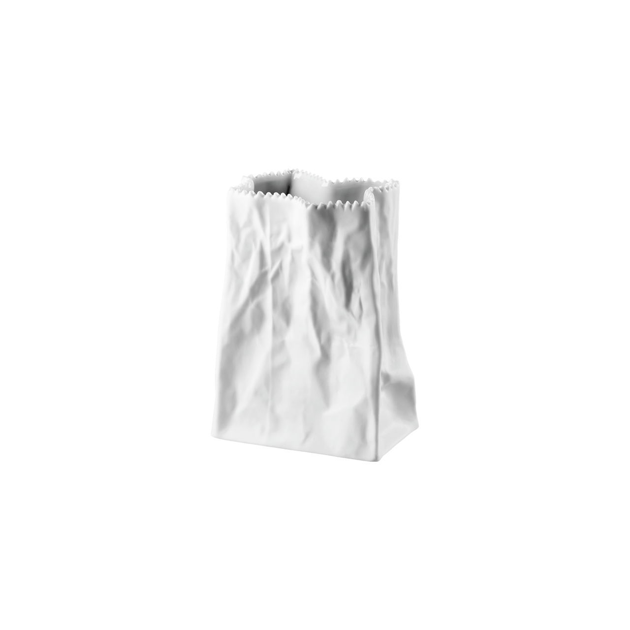 Rosenthal Do not litter Tütenvase 14 cm Weiss matt – Ansicht 6