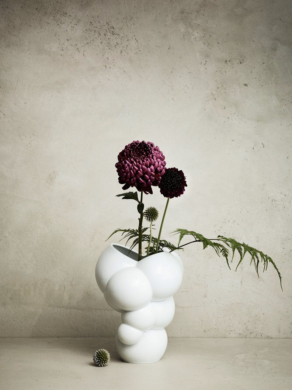 Rosenthal Skum Vase 26 cm Weiss matt