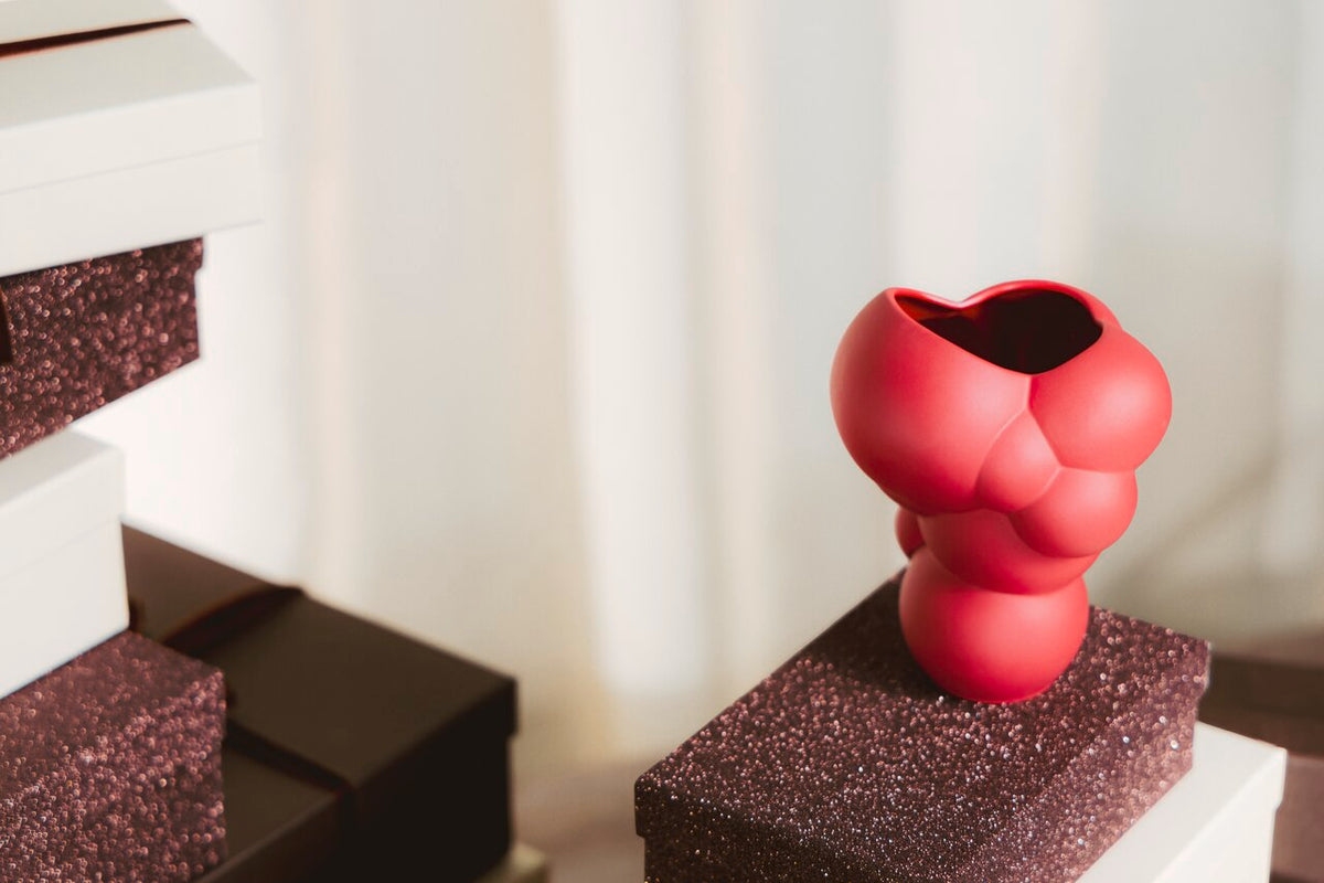 Rosenthal Skum Vase 14 cm Ruby