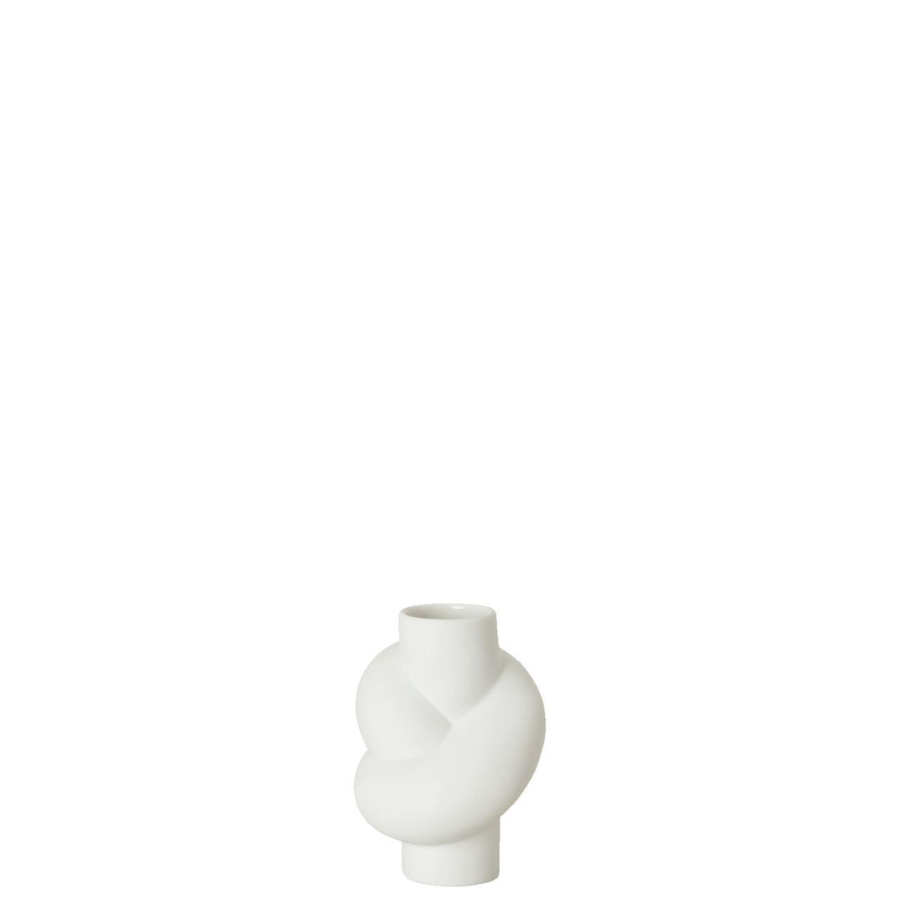 Rosenthal Node Vase 10 cm Weiss matt – Ansicht 2
