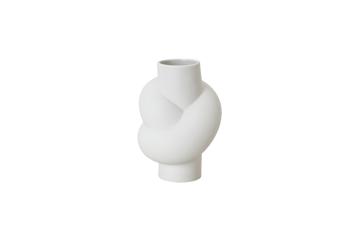 Rosenthal Node Vase 14 cm Weiss matt Weiss – Ansicht 4
