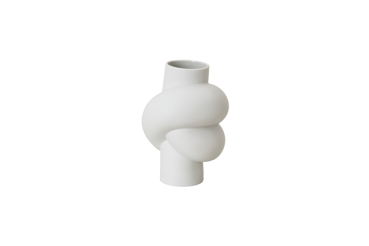 Rosenthal Node Vase 14 cm Weiss matt Weiss – Ansicht 5