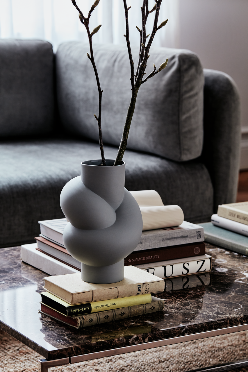 Rosenthal Node Vase 25 cm Lava Grau – Ansicht 5