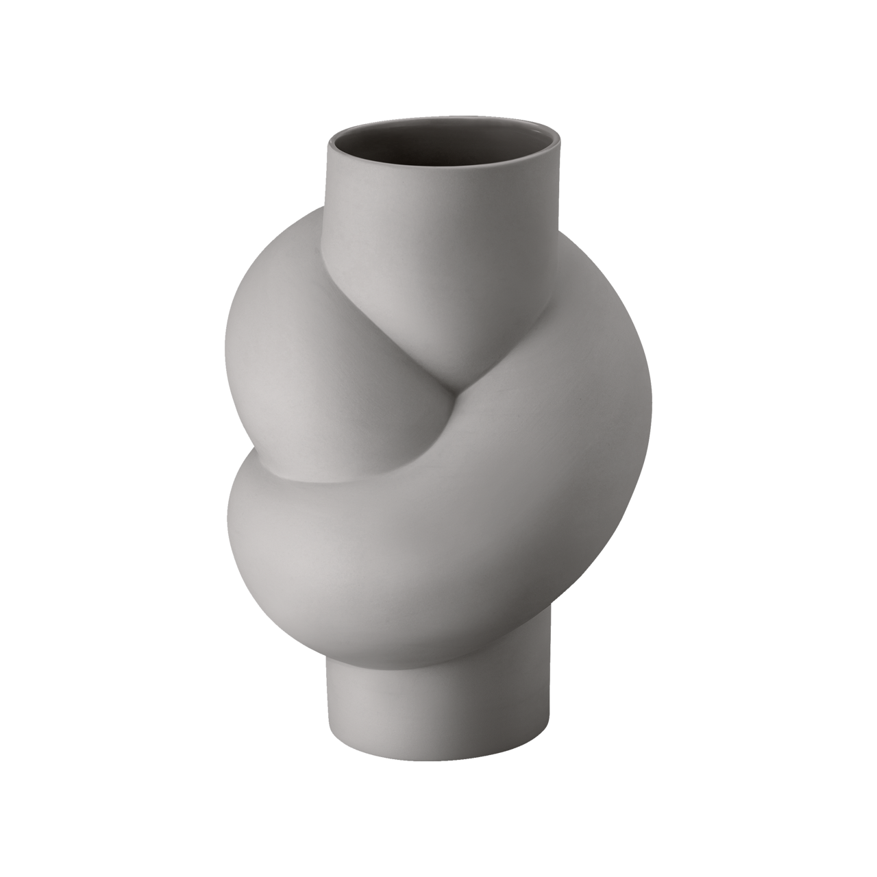 Rosenthal Node Vase 25 cm Lava Grau