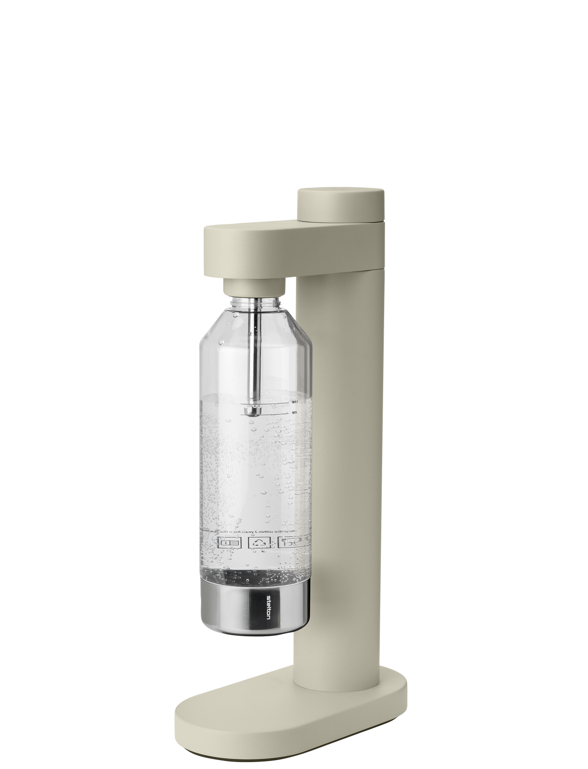 Stelton Brus Wassersprudler Soft Sand – Produktansicht