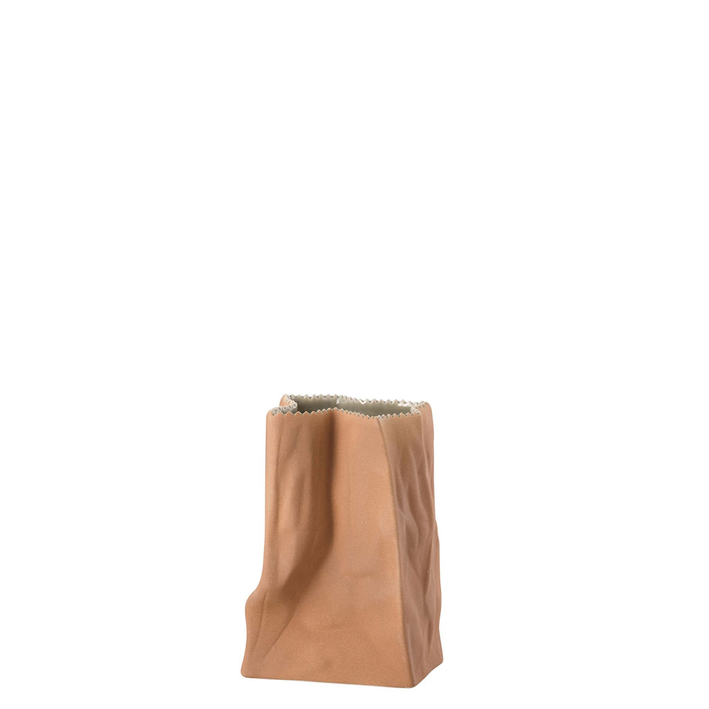 Rosenthal Tütenvase Vase 14 cm Hellbraun Braun – Ansicht 1