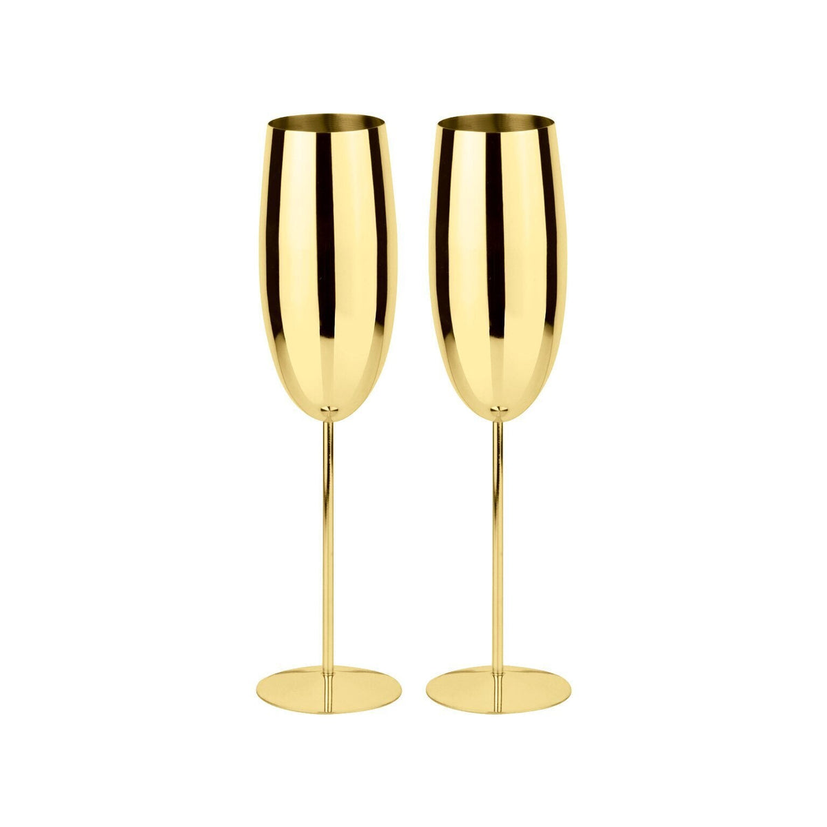 Sambonet Home Bar Champagnerbecher 2er-Set PVD Gold