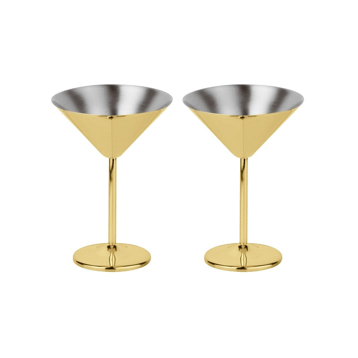 Sambonet Home Bar Martinibecher 2er-Set PVD Gold
