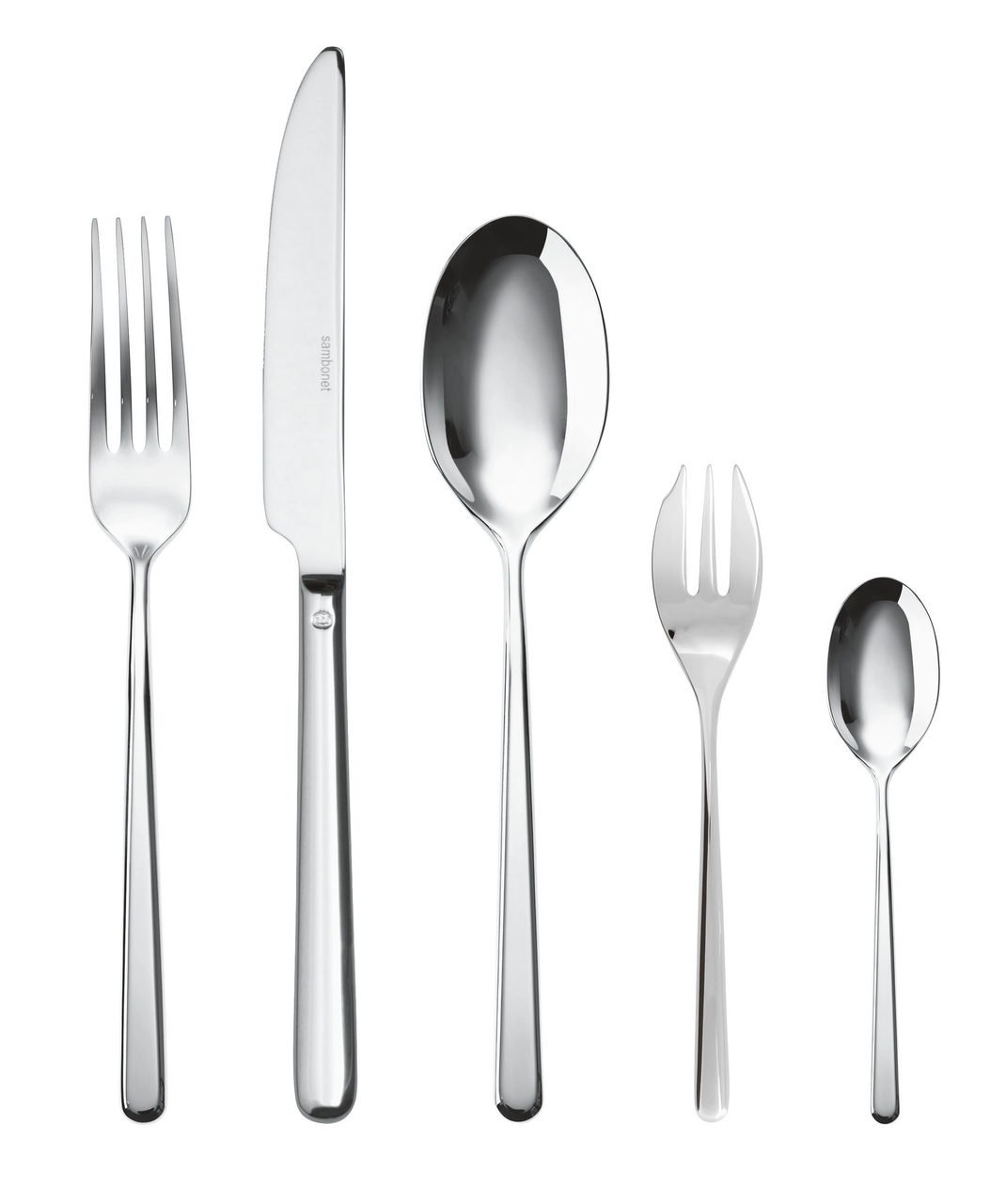 Sambonet Linear Besteckset 30-teilig Edelstahl 18/10 hochglanzpoliert – Ansicht 1