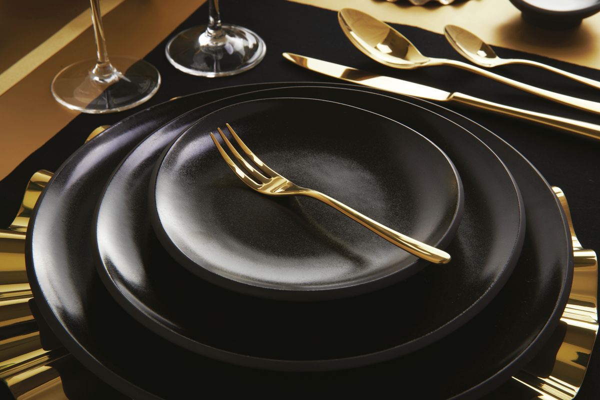 Sambonet Taste Kuchengabeln 6-teilig PVD Gold – Ansicht 3