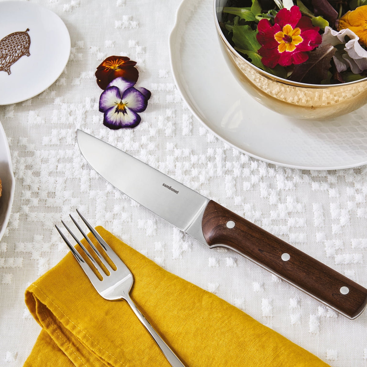 Sambonet Porterhouse Steakmesser 2er-Set Ahornholz – Ansicht 3
