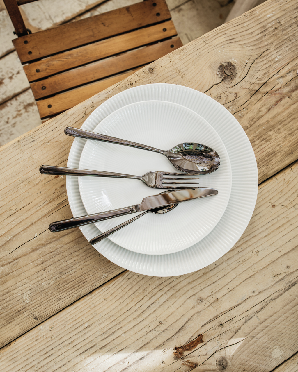Sambonet Linear Besteckset 24-teilig PVD Schwarz – Ansicht 10