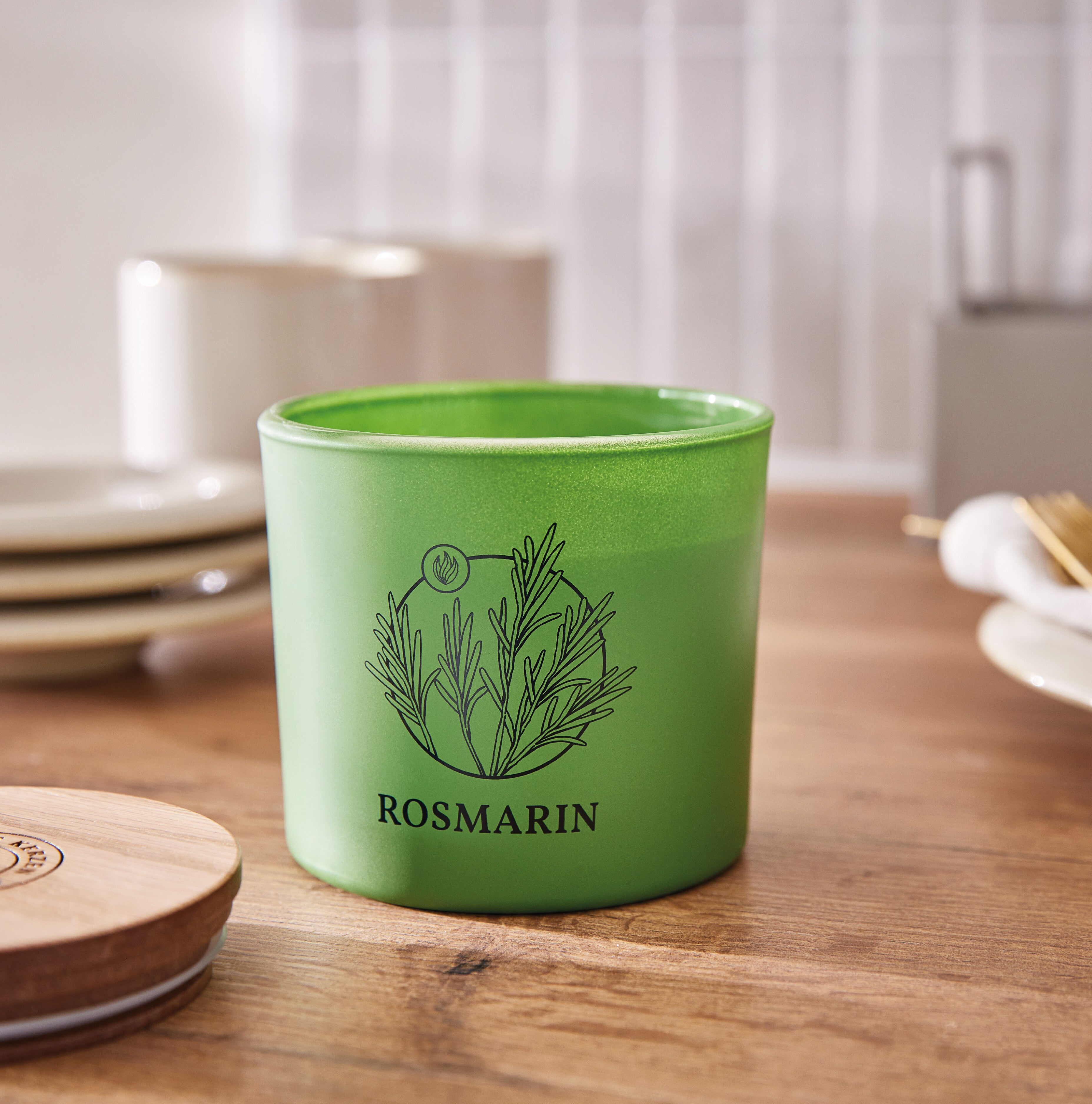 SENTIMENTALS KÜCHENKRÄUTER Duftkerze im Glas Rosmarin