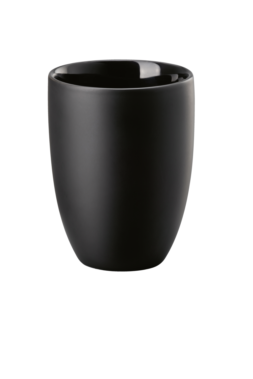 Rosenthal the mug+ Becher doppelwandig Delicate Black 0,280 L schwarz