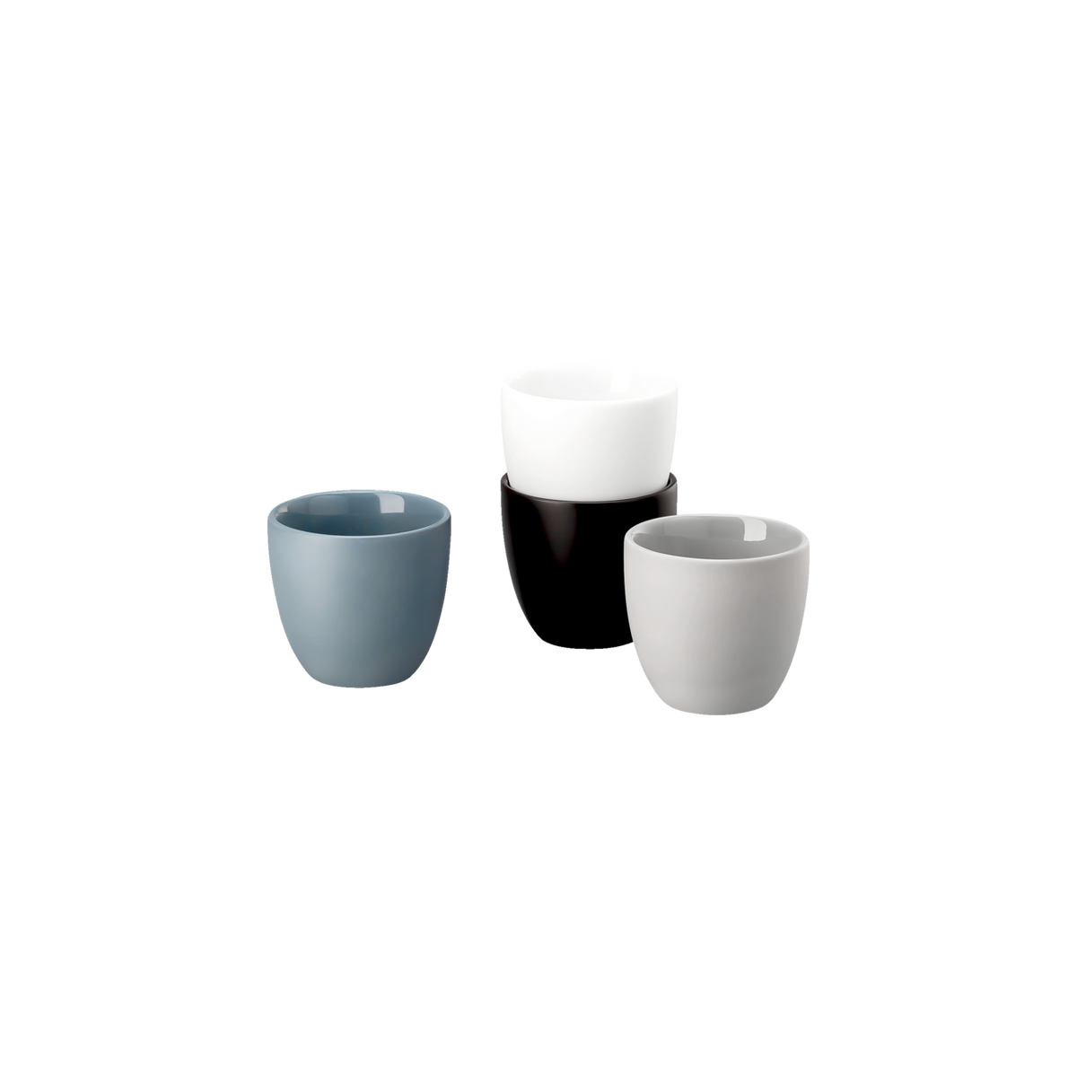 Rosenthal the cup+ Set 4 Espresso doppelwandig Mixed 0,08 L mehrfarbig