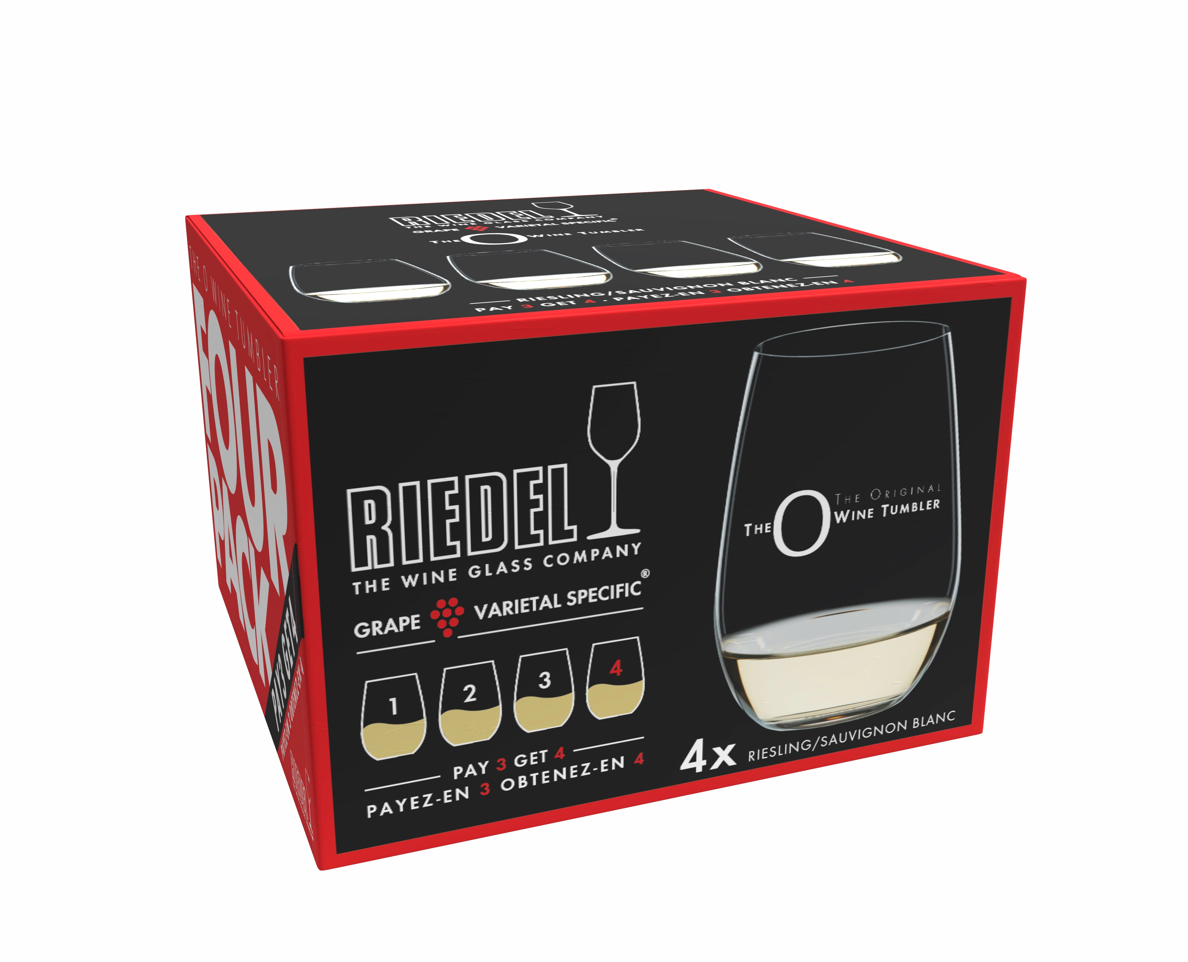 RIEDEL O Wine Tumbler Riesling 4er Set