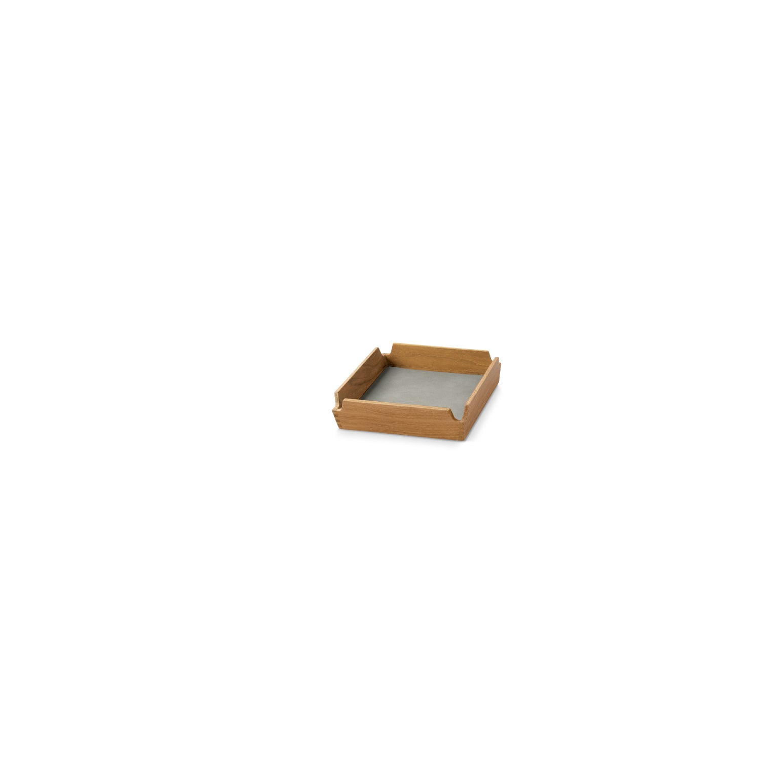 LIND DNA Holzbrett Square Mini Airy aus Teakholz / Einlage Nupo