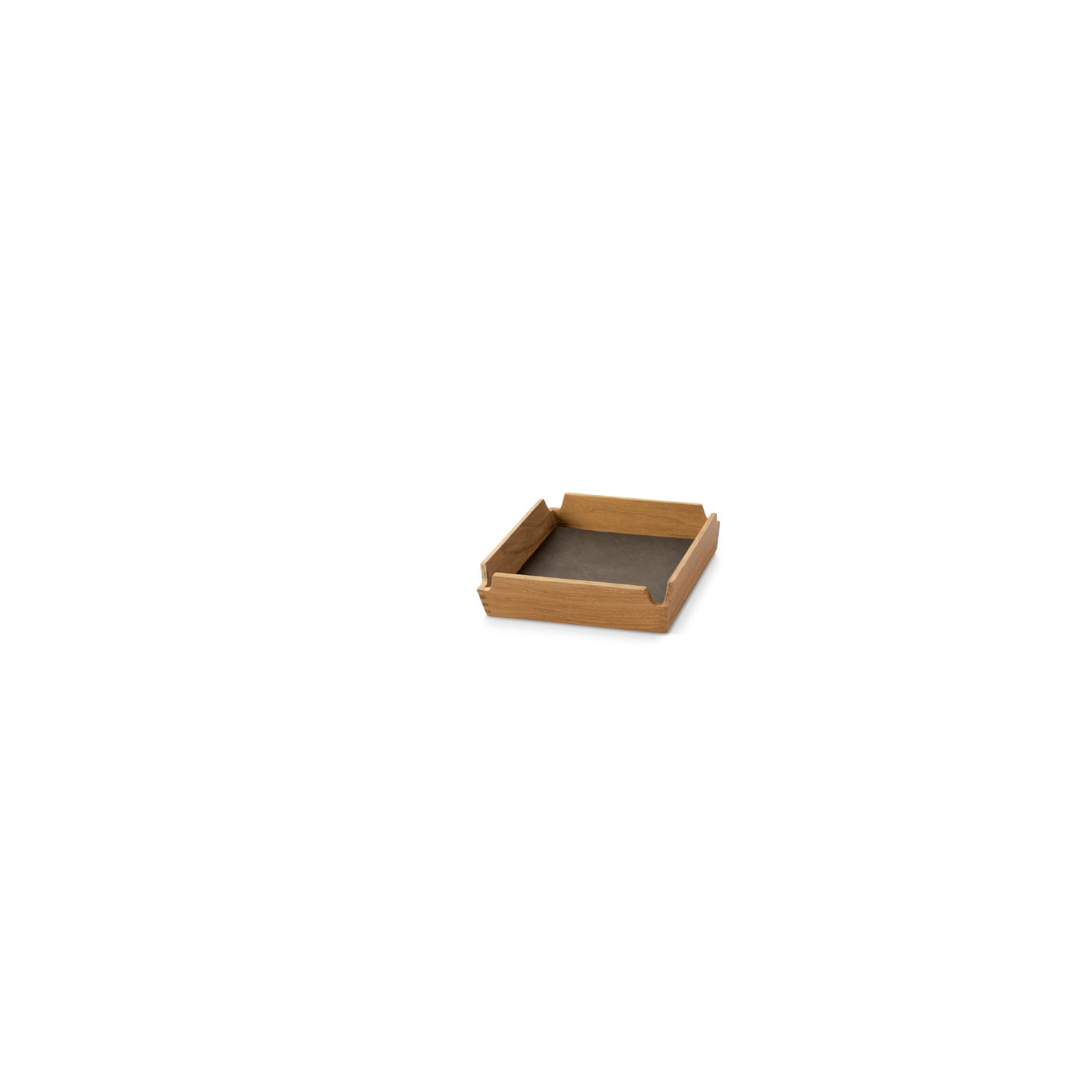 LIND DNA Holzbrett Square Mini Airy aus Teakholz / Einlage Nupo