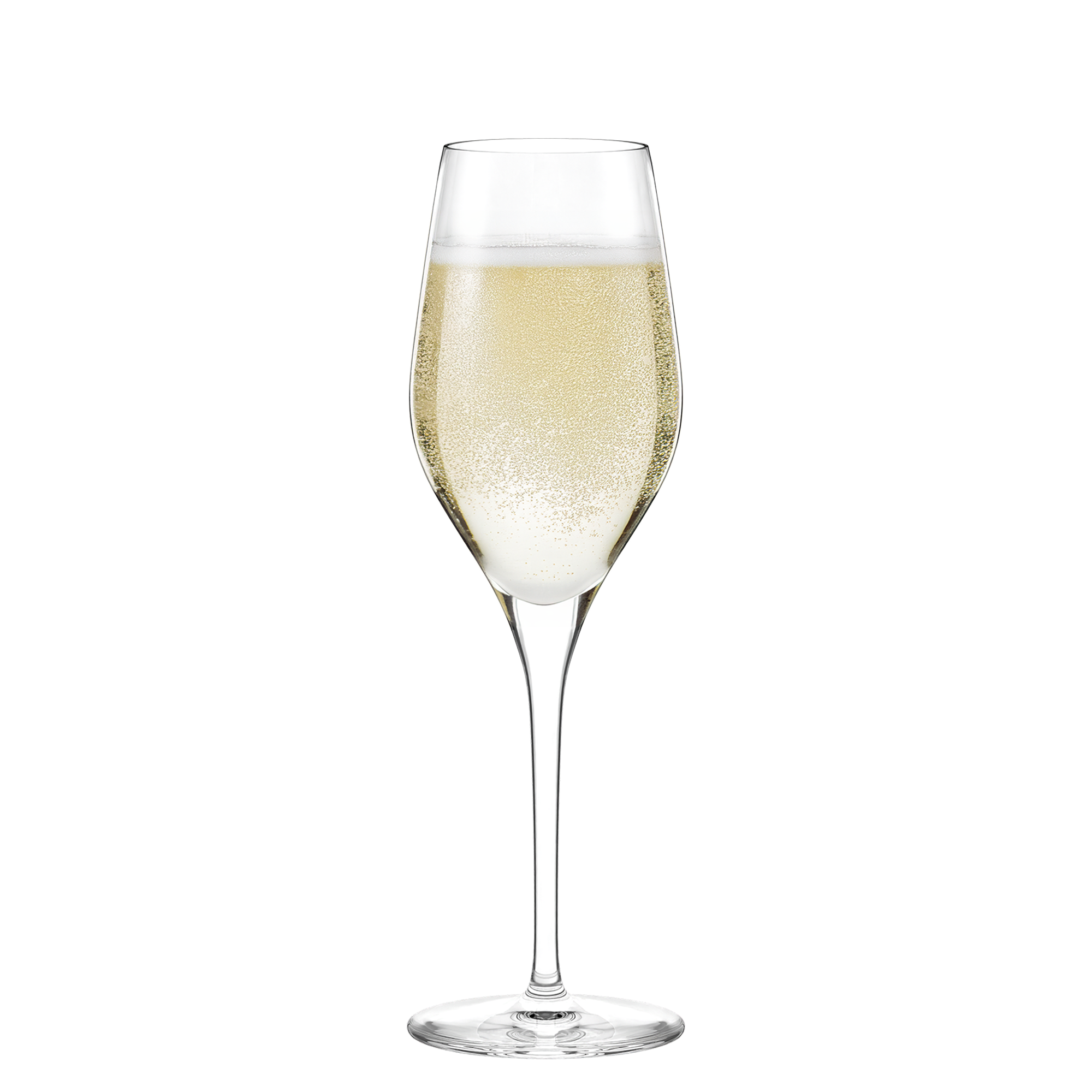 Stölzle Lausitz Exquisit Champagnerkelch 2er-Set – gefüllt
