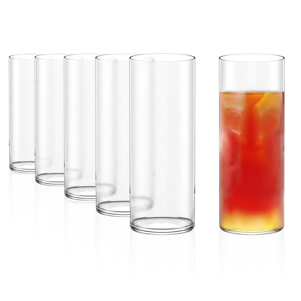 Stölzle Lausitz Kyoto Bar Longdrinkbecher 6er-Set – gefüllt