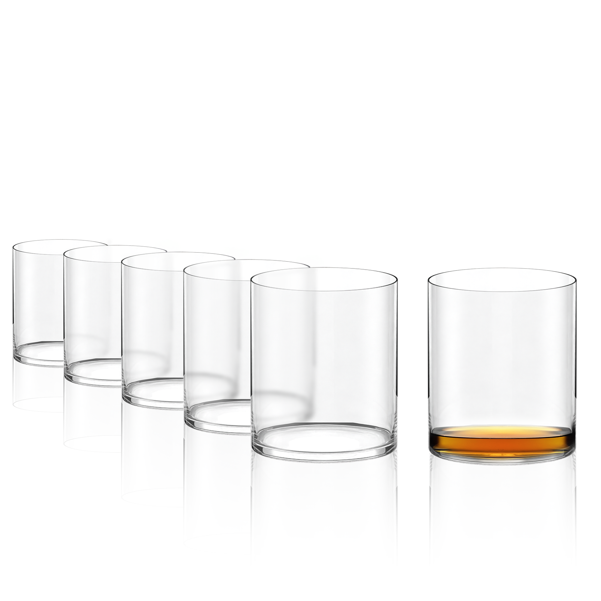 Stölzle Lausitz Kyoto Bar Whisky pur Becher 6er-Set – gefüllt