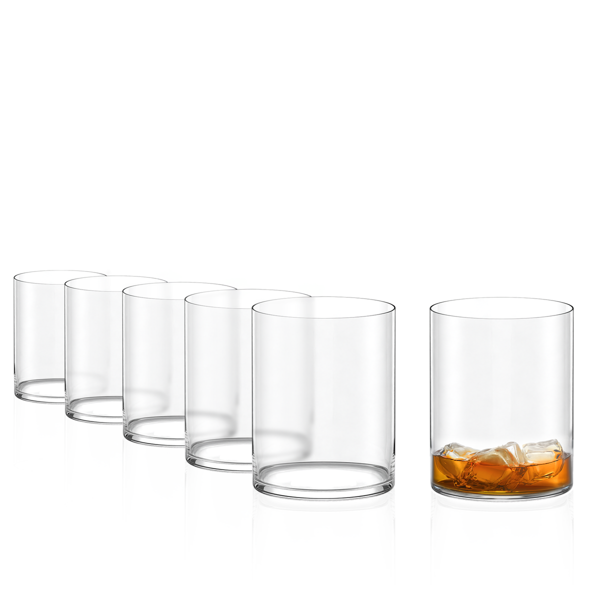 Stölzle Lausitz Kyoto Bar Whisky D.O.F. Becher 6er-Set – gefüllt