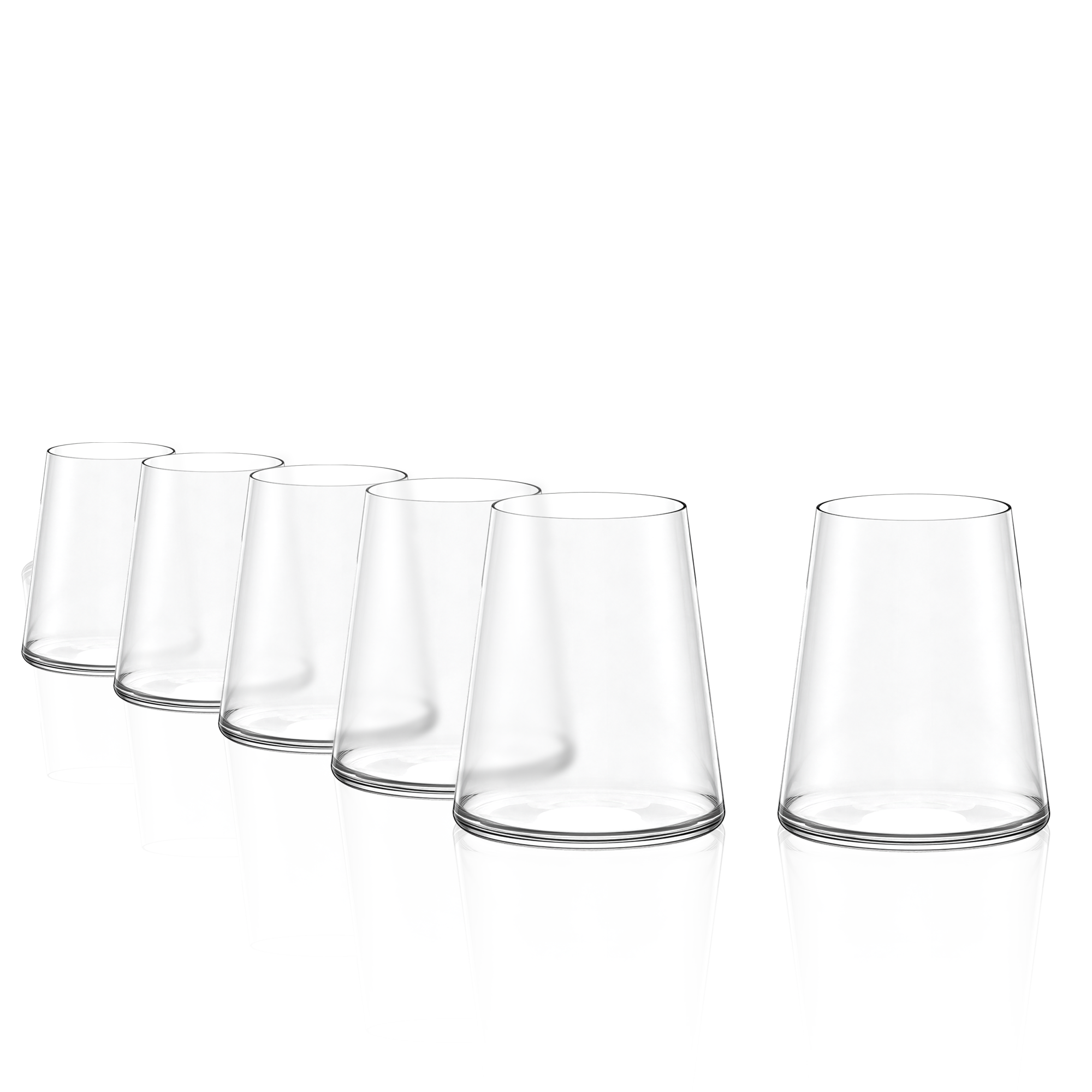 Stölzle Lausitz Power Rotweinbecher 6er-Set – leer