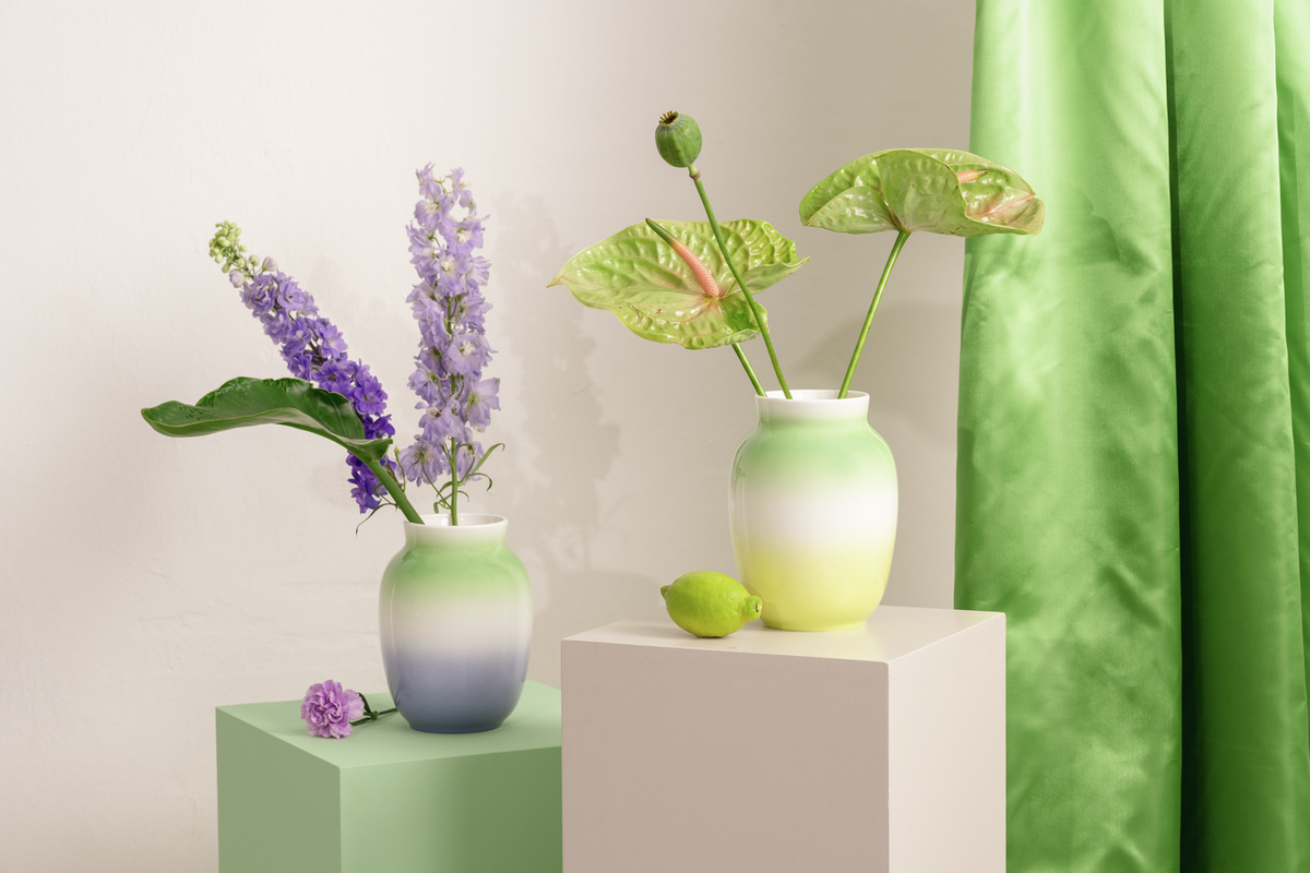 Rosenthal Balance Vase 20 cm Lime – Lifestyle