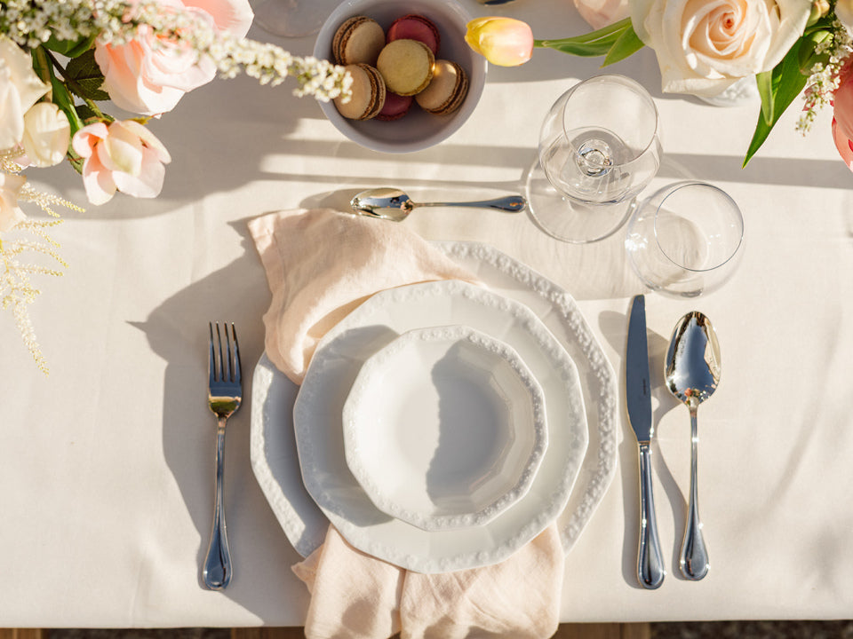 Rosenthal Maria Weiß – gedeckte Tafel