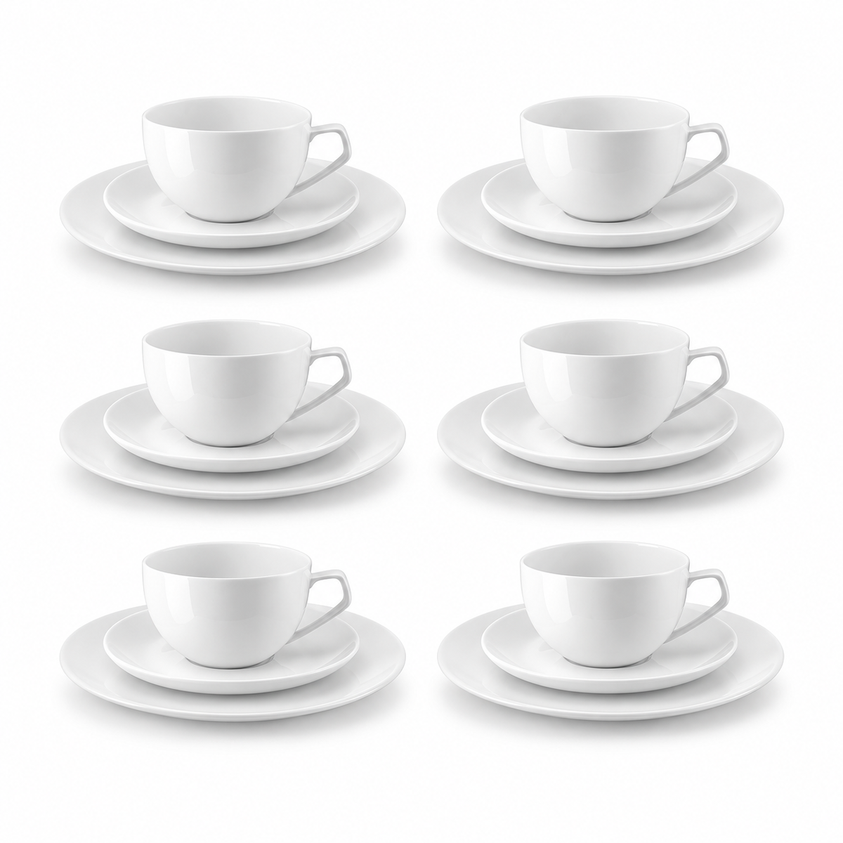 Rosenthal TAC Gropius Kaffeeset, 18-teilig für 6 Personen