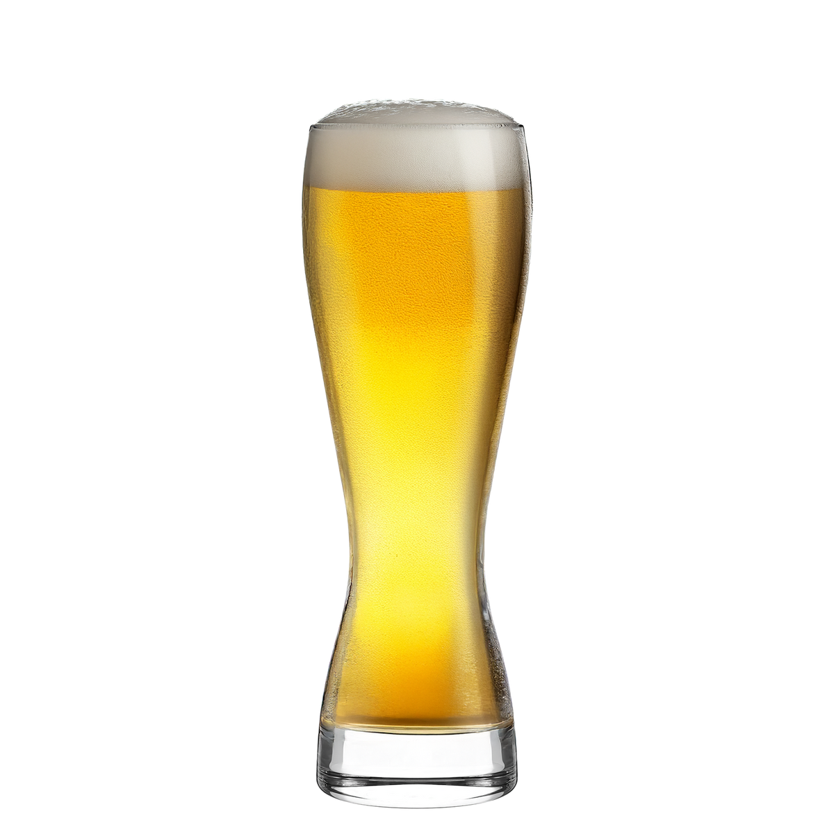 Stölzle Lausitz Weizenbierglas 0,5 l gefüllt