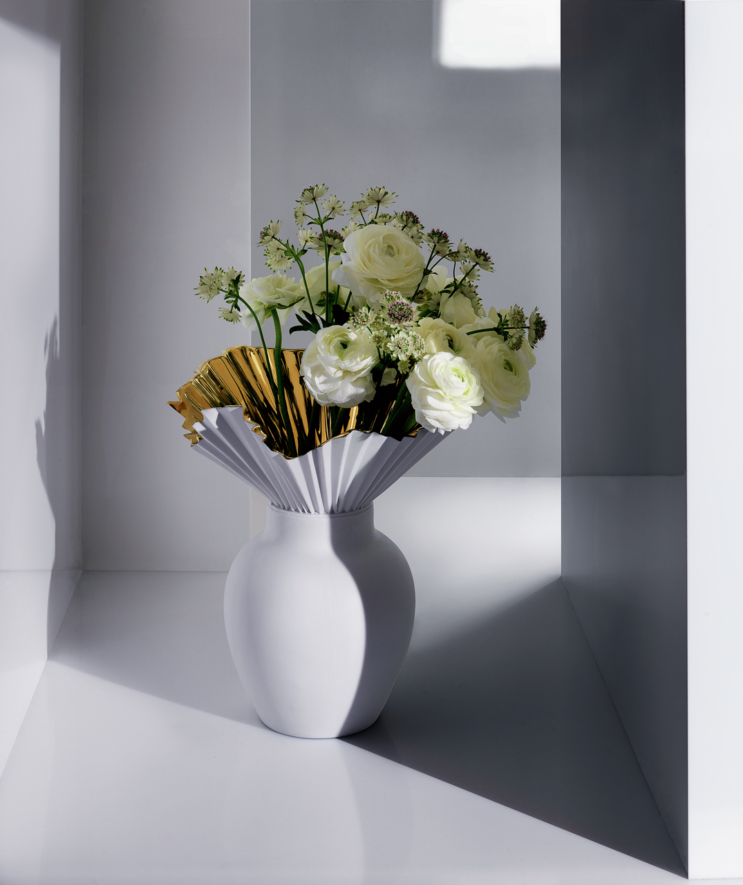 Rosenthal Falda Vase 27 cm Gold