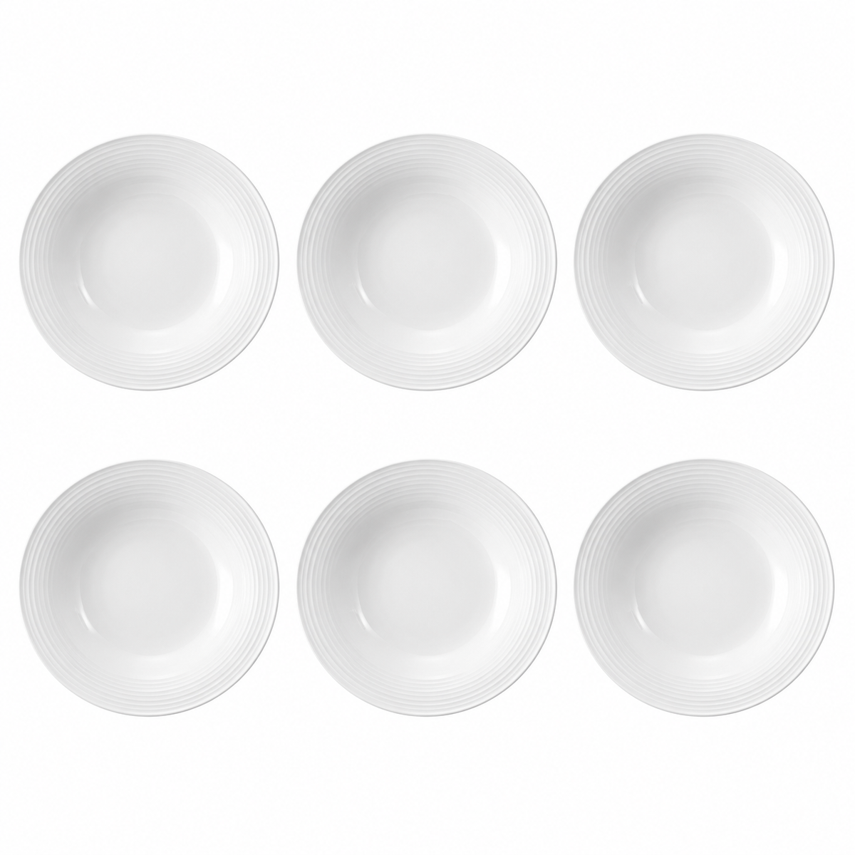 Seltmann Weiden Beat Suppenteller rund 22,5 cm – 6er-Set