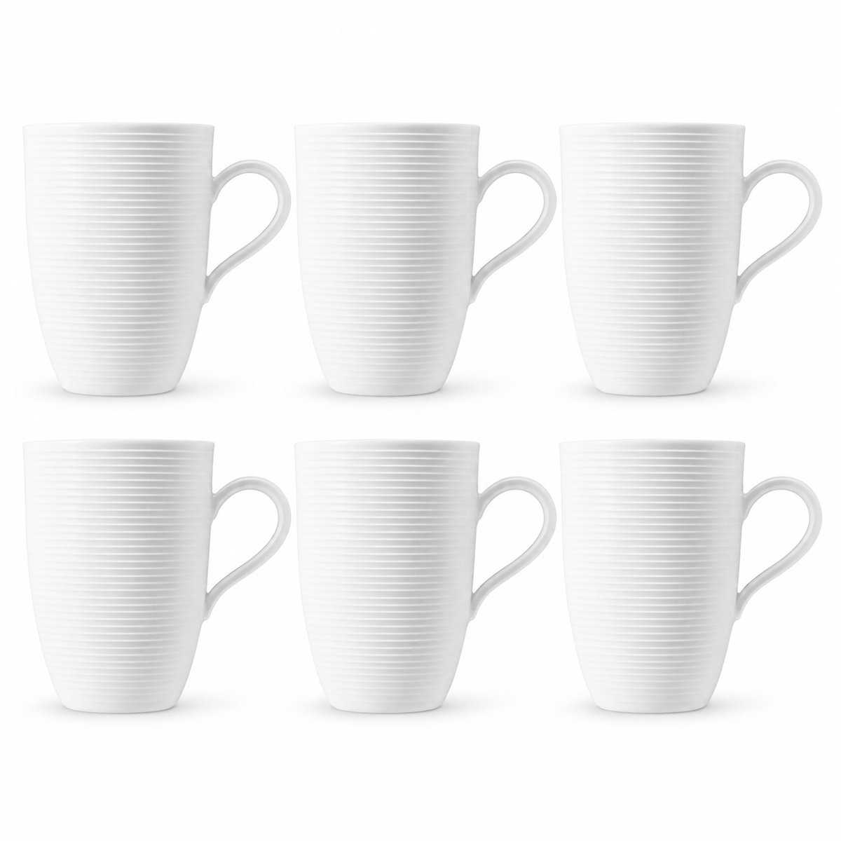 Seltmann Weiden Beat Maxi-Becher mit Henkel 0,45 l – 6er-Set