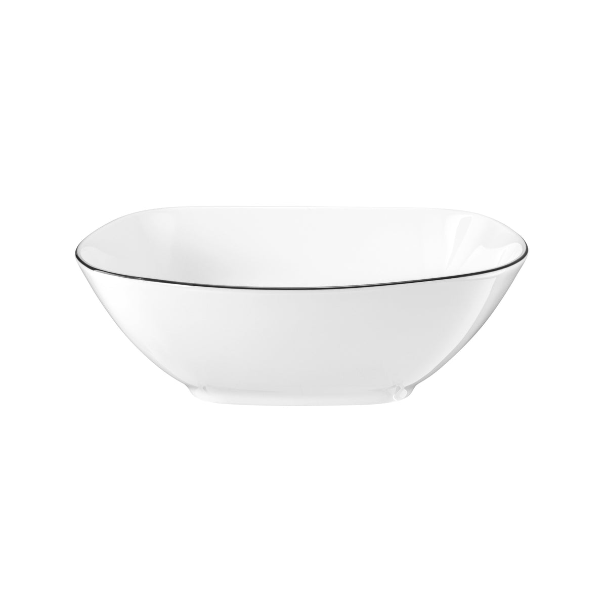 Seltmann Weiden Lido Black Line Schüssel eckig 20 cm – Produktbild 1