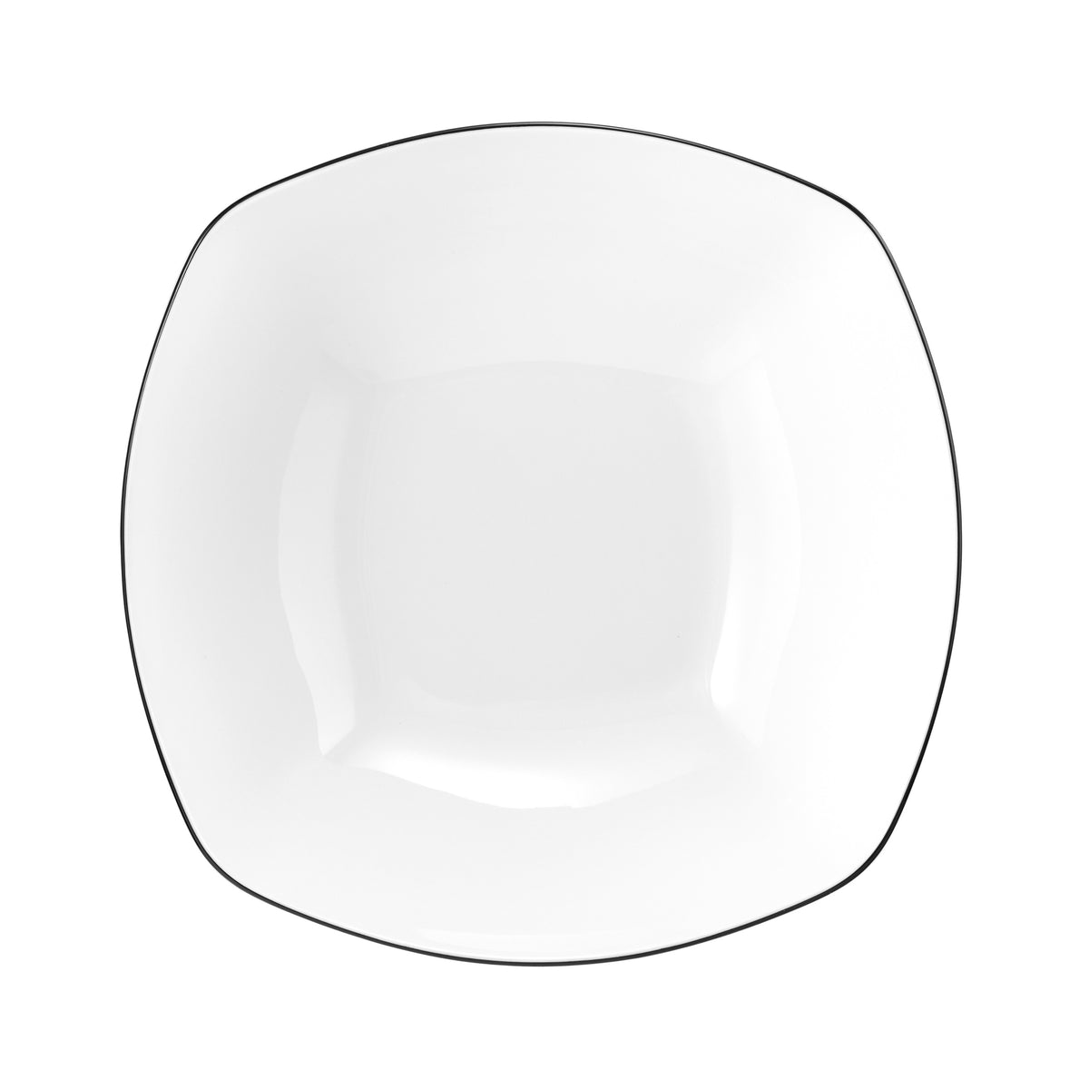 Seltmann Weiden Lido Black Line Schüssel eckig 24,5 cm – Produktbild 2
