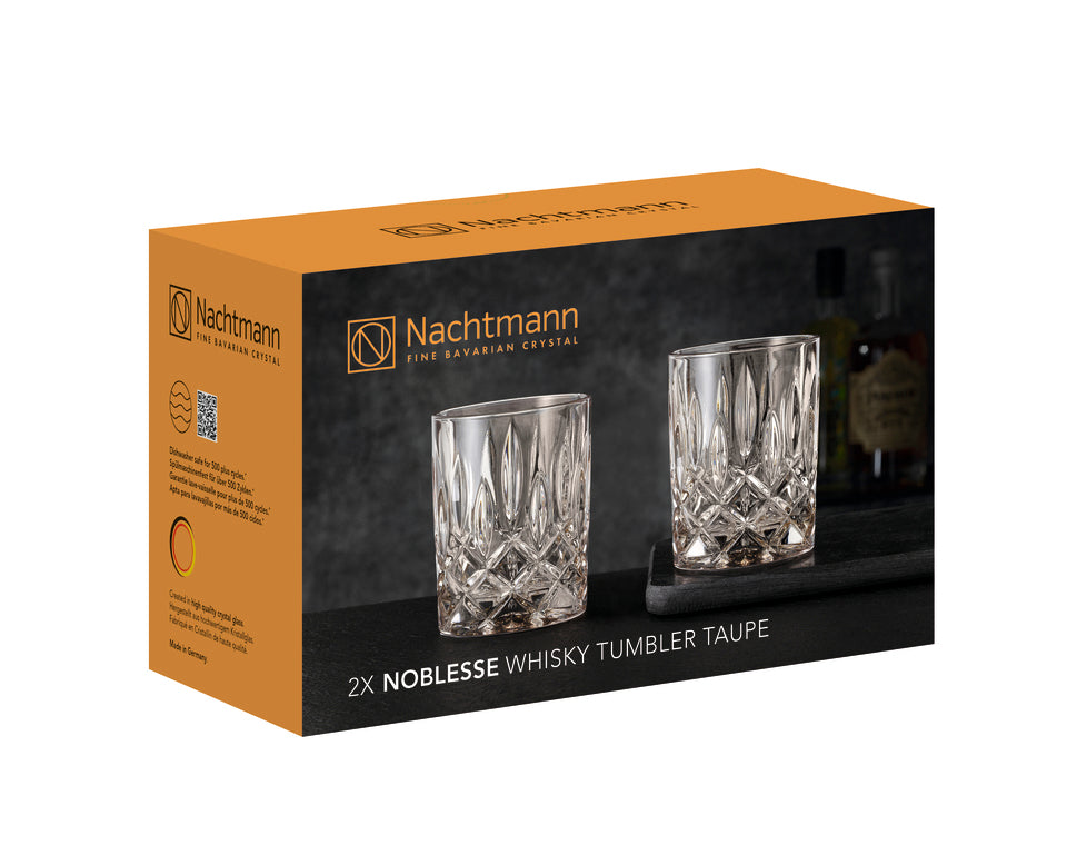 Nachtmann Noblesse Colors Whiskybecher Taupe 2er-Set 104242
