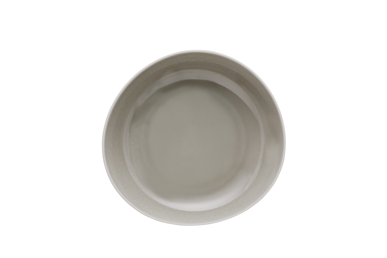 Rosenthal Junto Teller 22 cm tief Pearl Grey Grau – Ansicht 6