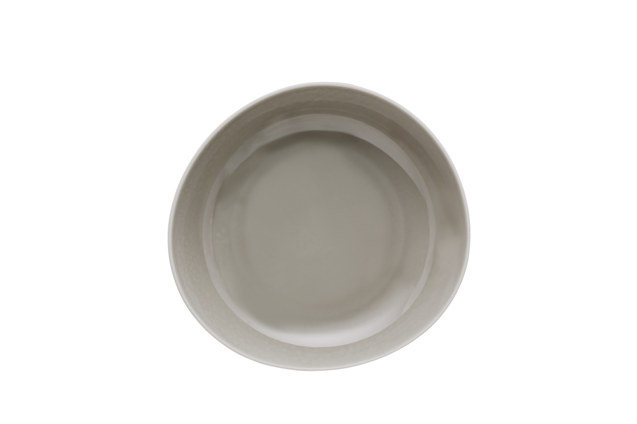 Rosenthal Junto Teller 22 cm tief Pearl Grey Grau – Ansicht 5