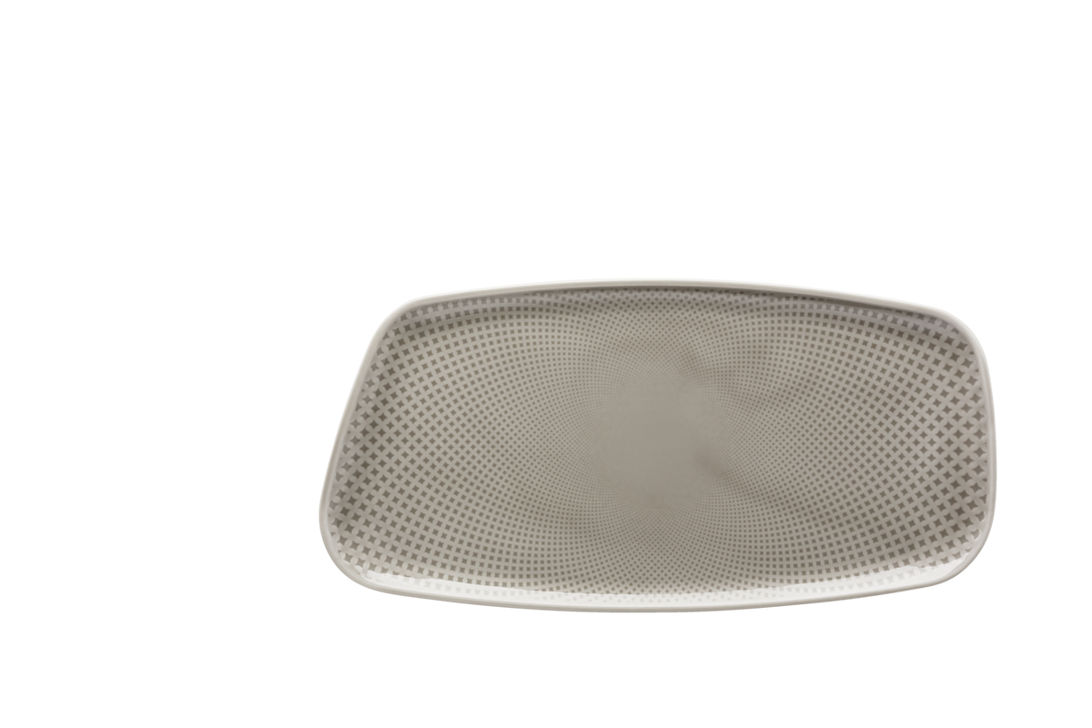 Rosenthal Junto Platte 30 x 15 cm Pearl Grey Grau